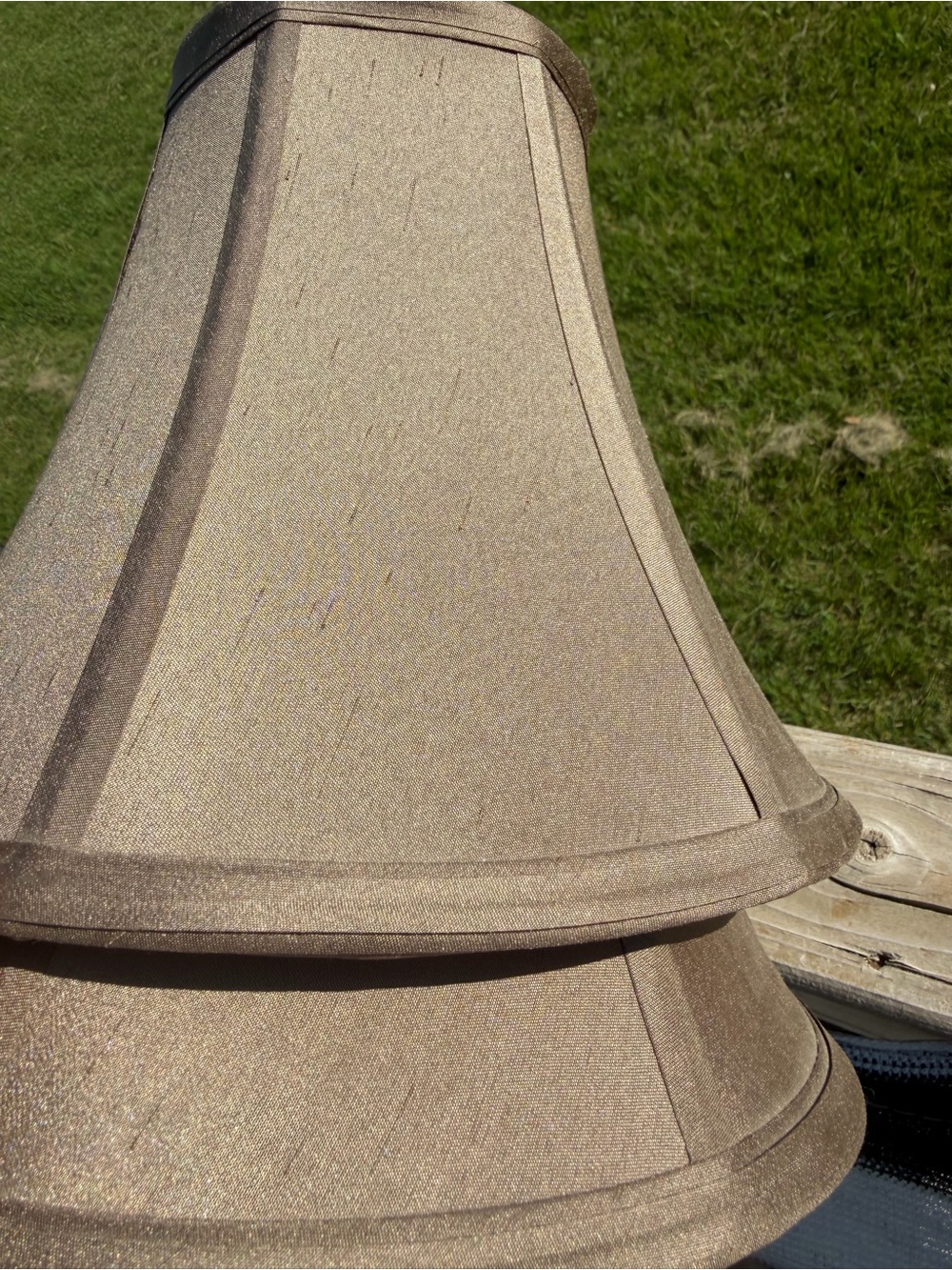 Set of Two Lamp Shades - Classic Bell Silhouette
